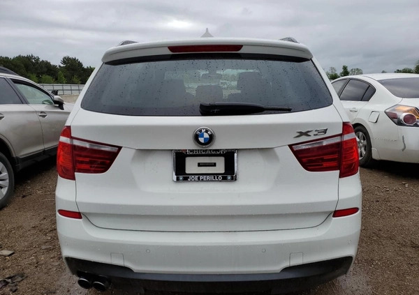 BMW X3 cena 29000 przebieg: 124191, rok produkcji 2014 z Wąsosz małe 67